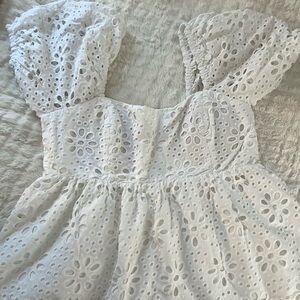 Lilly Pulitzer White Eyelet Blouse